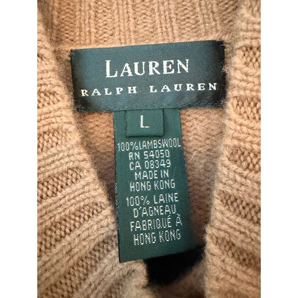 Vintage Ralph Lauren Lambswool Equestrian Horse Sweater sizeL - Picture 5 of 8